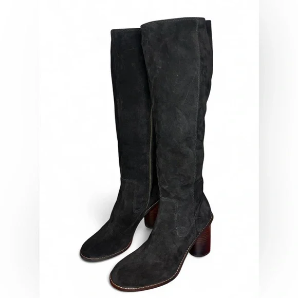 Coach Ombré Knee High Suede Block Heel Boots Womens Size 10 B - G1357 Authentic